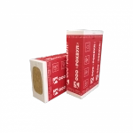 Плита из минеральной ваты шумопоглощающая с односторонним или двухсторонним (BF) покрытием стеклохолстом ИНДАСТРИАЛ БАТТС 80, РОКВУЛ