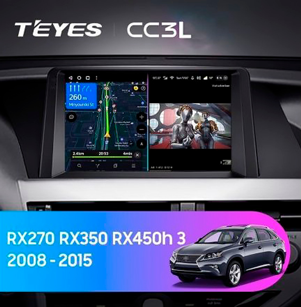 Teyes CC3L 9"для Lexus RX 270 RX 350 2008-2015