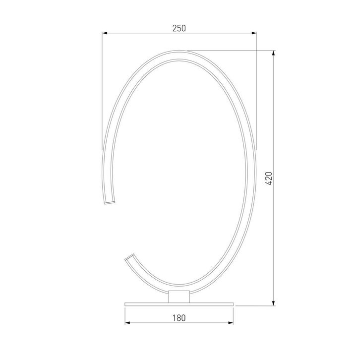 Настольная лампа Eurosvet 80414/1 сатин-никель