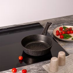 СКОВОРОДА AGNESS ГЛУБОКАЯ С АНТИПРИГАРНЫМ "МРАМОРНЫМ" ПОКРЫТИЕМ, СЕРИЯ GRANITE, 20Х5,7СМ