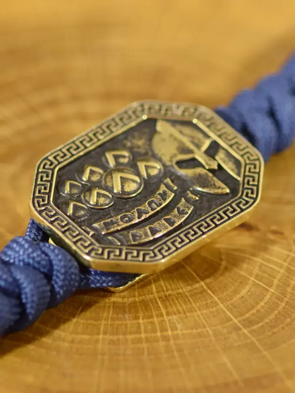 Замок «СПАРТА» из латуни с чернением