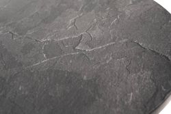 "Кипр" интерьерный стол из HPL круглый Ø30 H40, цвет "серый гранит"