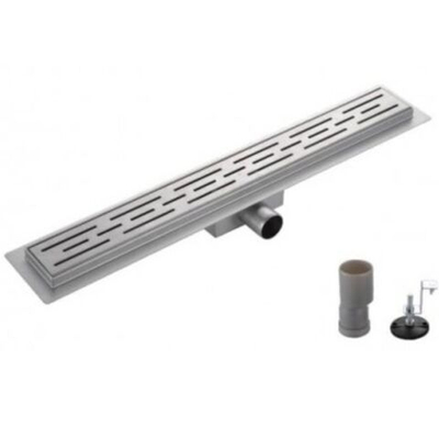 Трап канализационный углов, 40 мм, 600х70 мм, Gappo, нерж сталь, G86007-1