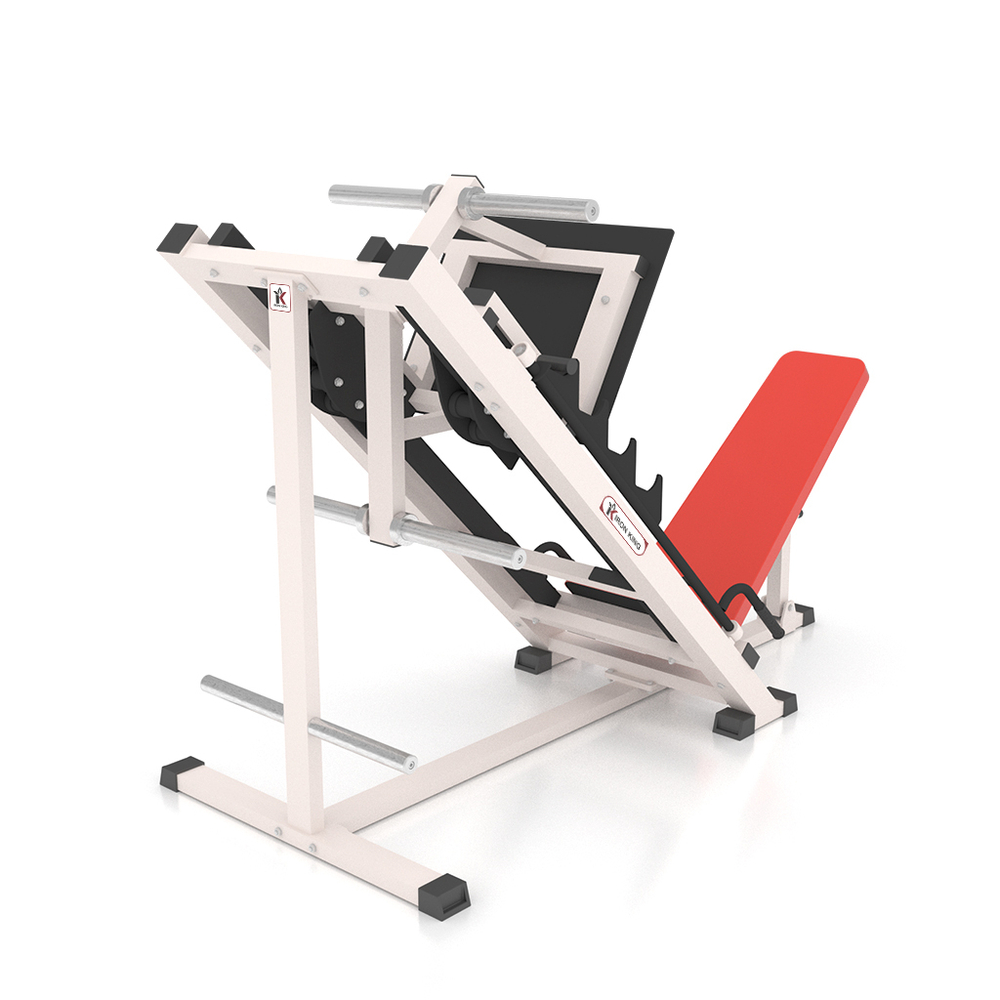 Жим ногами на свободных весах Белый