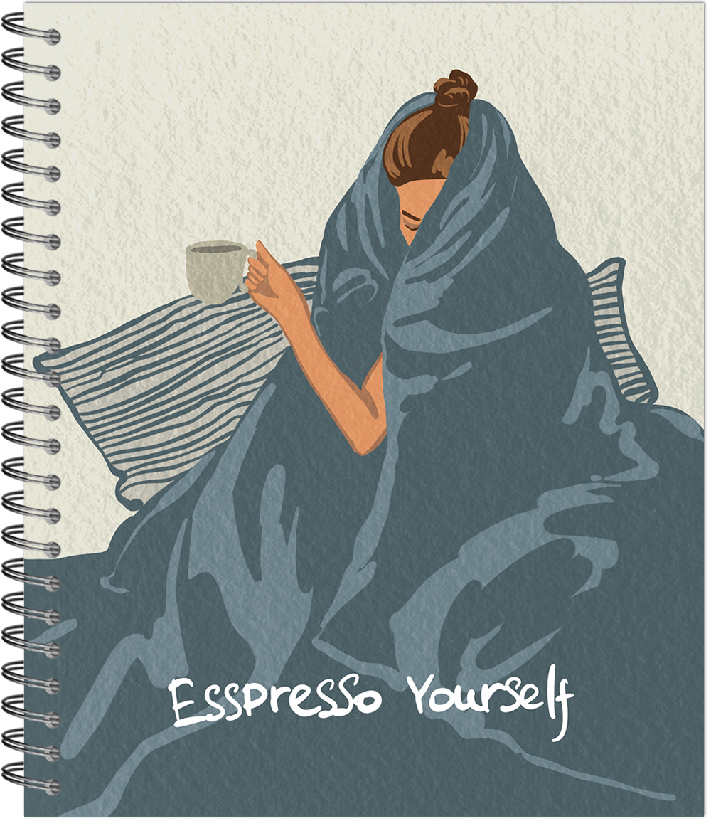 Тетрадь общая "Прокрастинация или Мне Просто Лень", 48 л., гребень