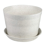 Кашпо "Классик" с поддоном 1,4 л (цвет мраморный)