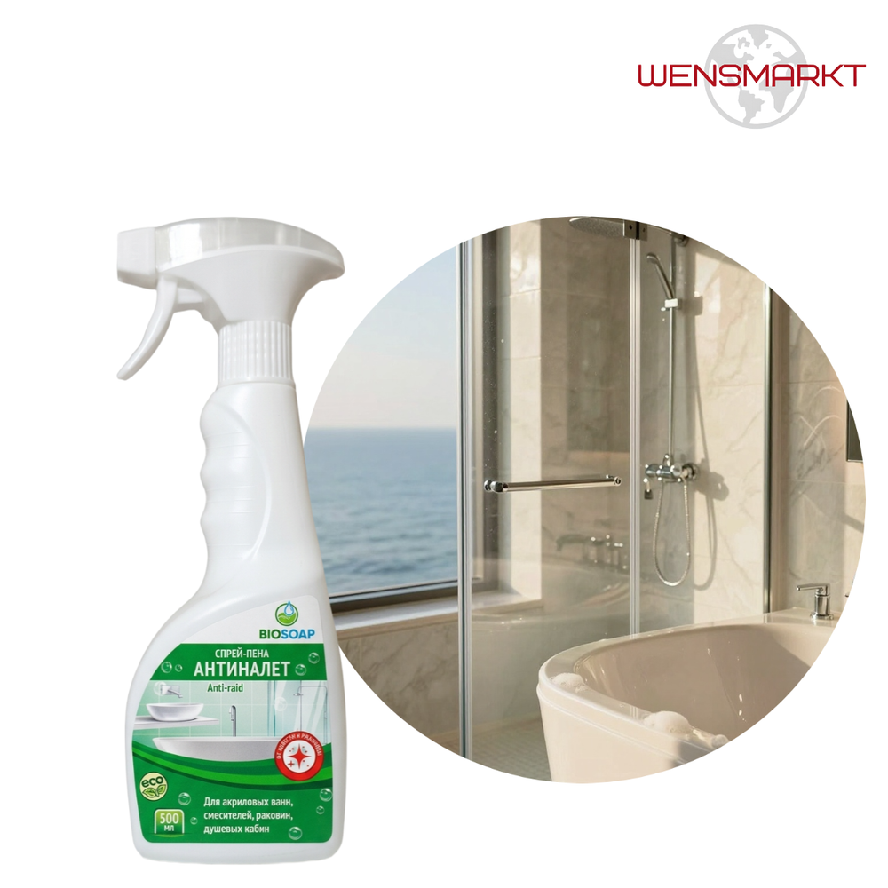 Спрей-пена «Антиналёт» BIOSOAP 500 мл, Россия
