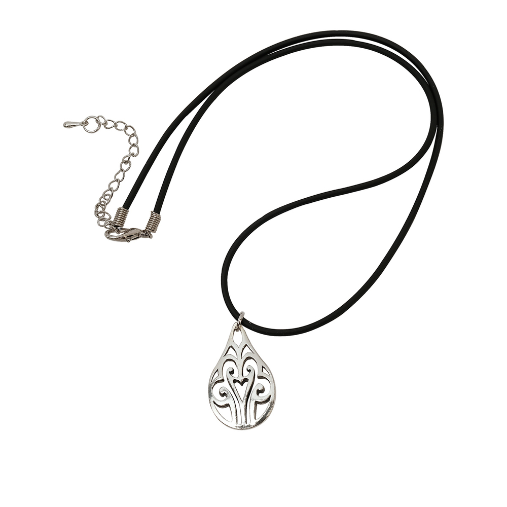 "Кулон № 29" подвеска в серебряном покрытии из коллекции "Composition" от Jenavi с замком карабин