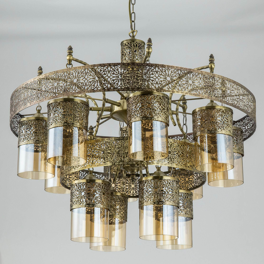 Citilux Эмир CL467193 Люстра подвесная Бронза