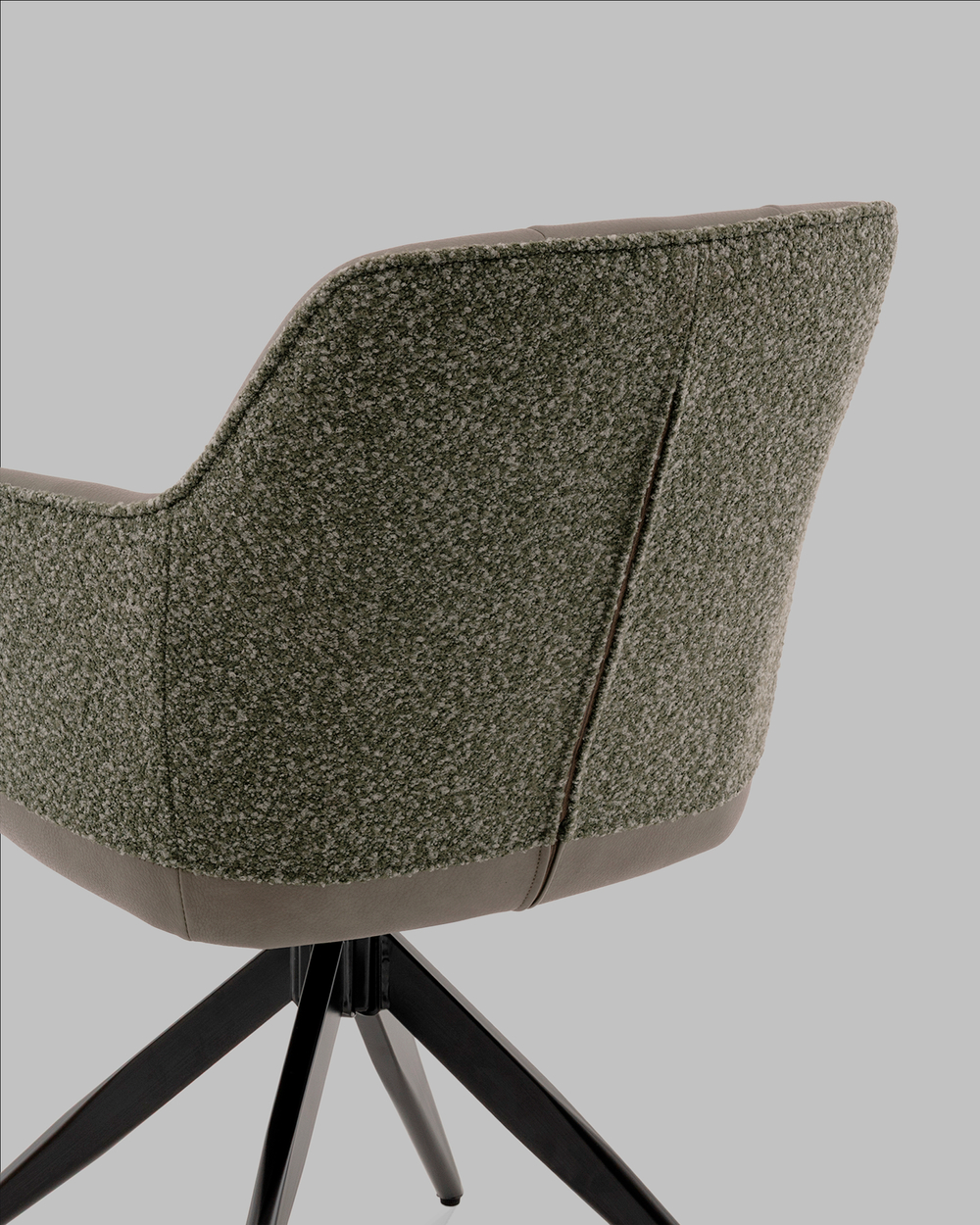 Стул обеденный Naya зеленый экокожа букле