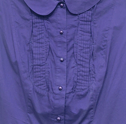 Блузка блуза рубашка кофта хлопковая ситцевая ситец женская бежевая капучино хаки Пеликан Pelican размер М M 48 по фигуре классика FWJN0714