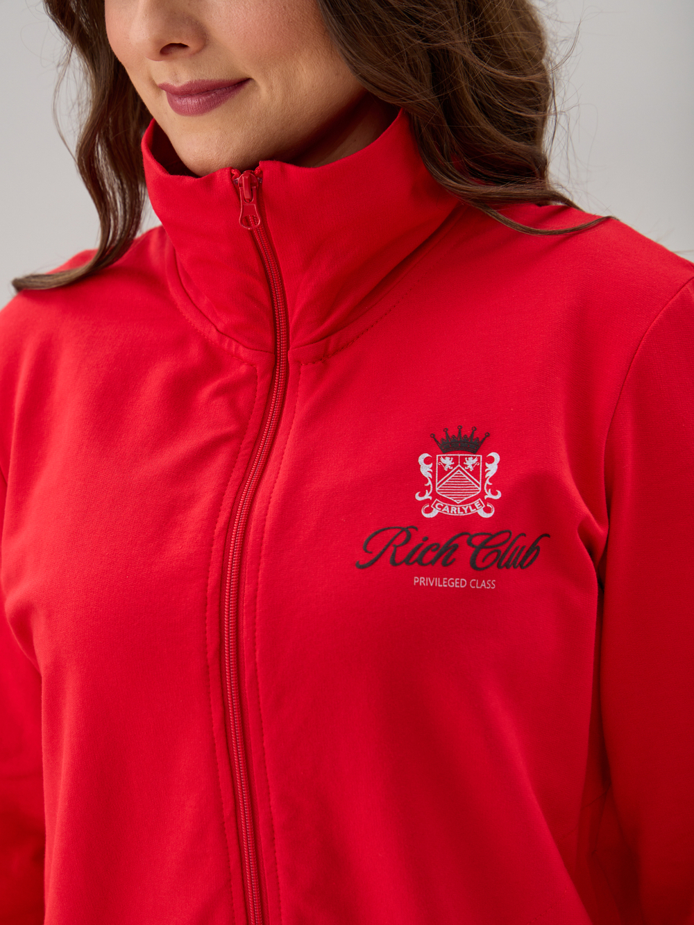 Костюм с брюками КБ-384/красный-п