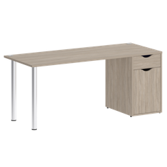 Home Office Стол письменный VR.SP-3-178.1 Дуб Аттик/Хром 1780*720*750