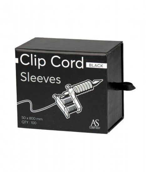Clip Cord Sleeves (Black) 100 шт. AS-Company™