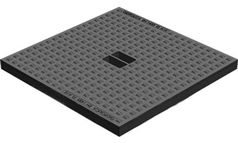 Крышка для дождеприемника Gidrolica Point ДП-40.40 — пластиковая