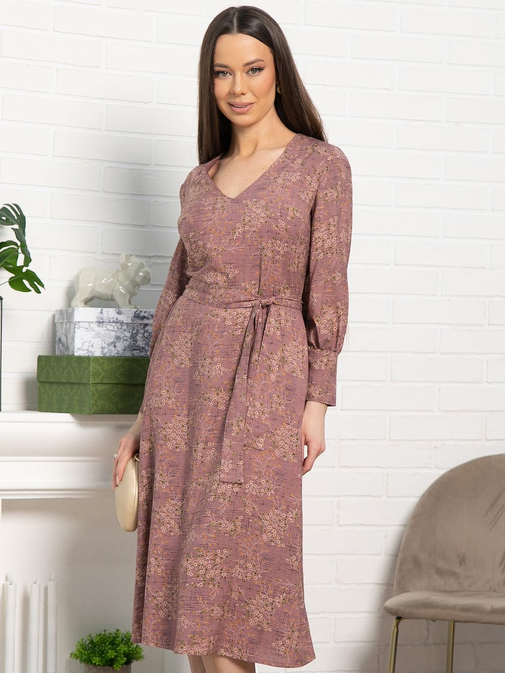 Платье Парижанка (чайная роза) П15231-10М LT Collection