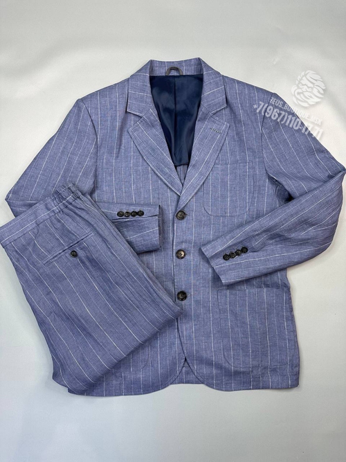 Льняной костюм Brunello Cucinelli