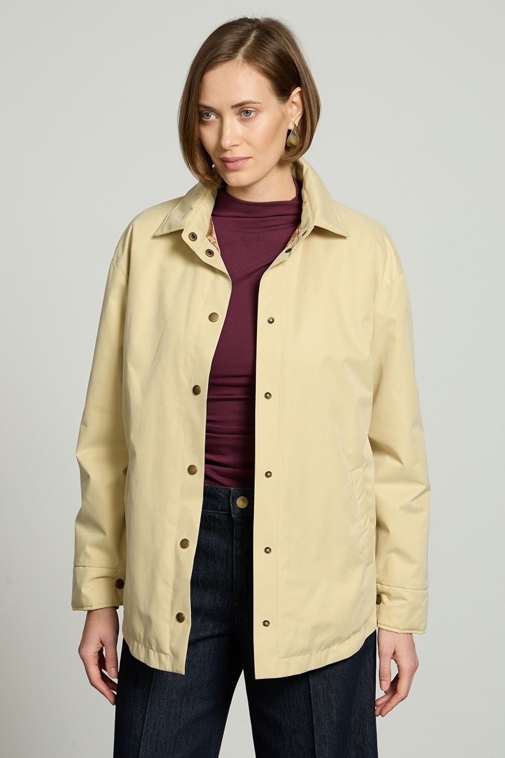 Куртка Бостон желтая утепленная