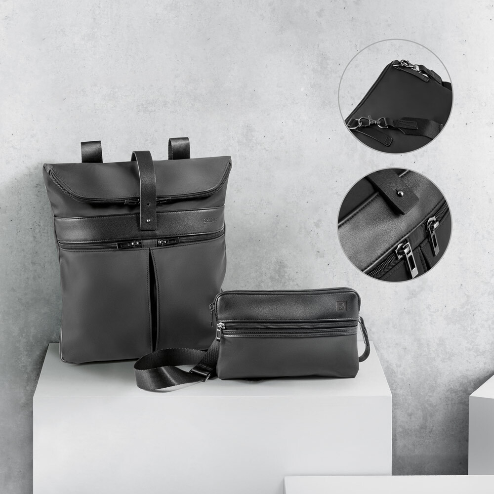 ROVER BACKPACK. Рюкзак из микрофибры и PU