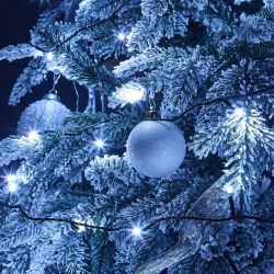 ULD-S0500-050-DGA WHITE IP20 Гирлянда светодиодная. 5м. 50 светодиодов. Белый свет. Провод зеленый. ТМ Uniel