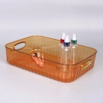 Контейнер для хранения «ЛАМИНГТОН», цвет охра, 35*25*8см