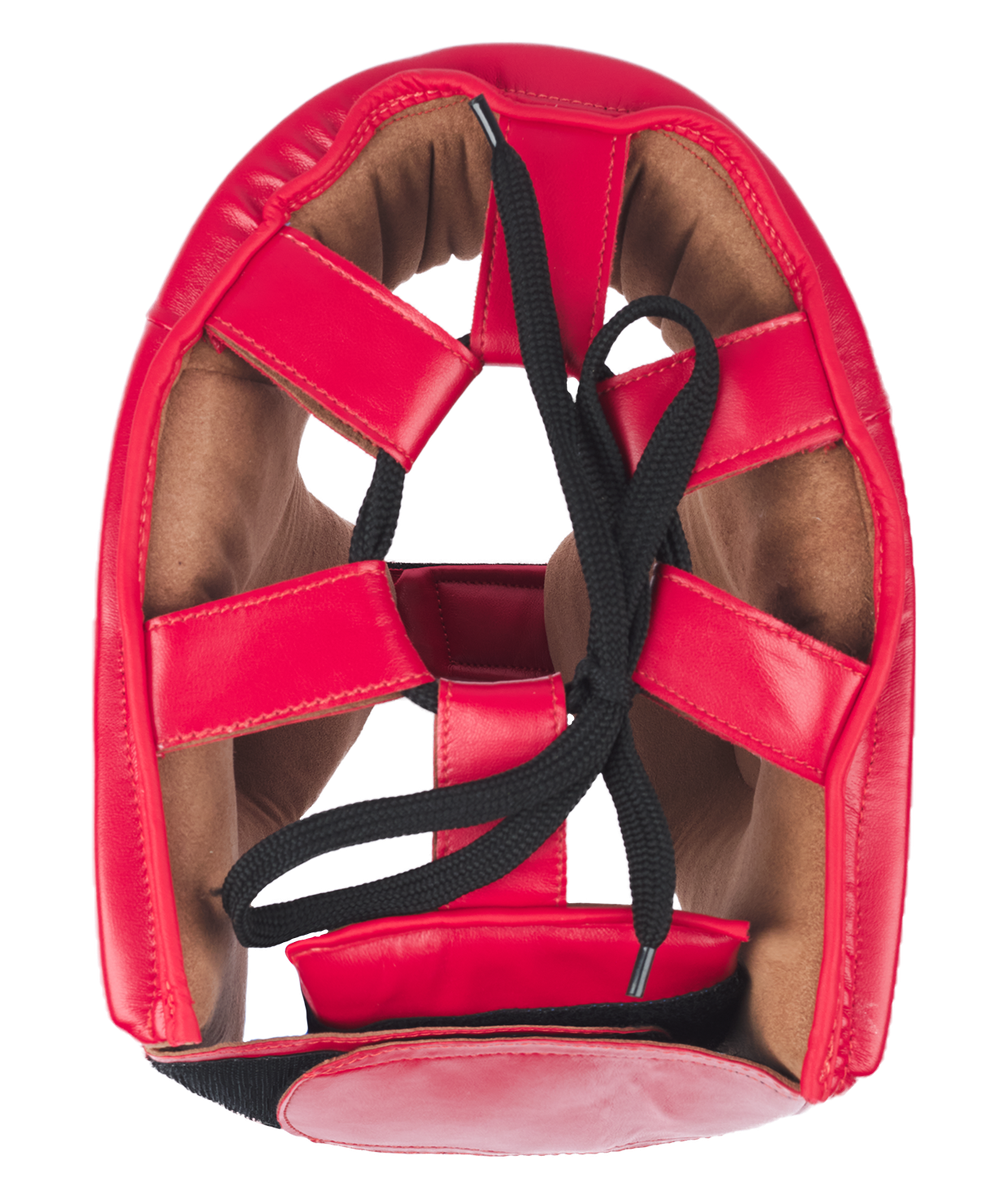 Шлем открытый взрослый AURUM, ПУ, красный