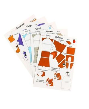 Набор трафаретов для 3Д ручек Милые животные