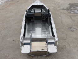 Катер-лодка алюминиевая WELLBOAT 53
