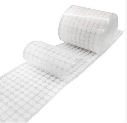 3AR1039 Лента с круглыми липучками на клеевой основе 11см*20м (белый; 10228020/010323/3013190, КИТАЙ