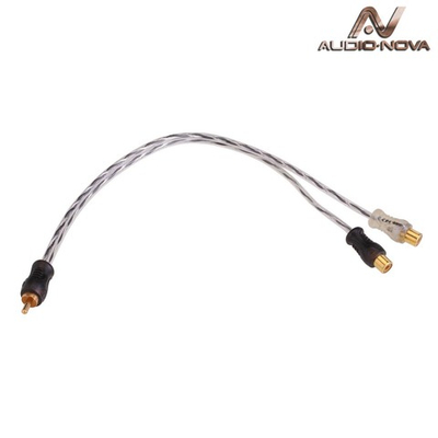 Audio Nova RC4-1M2F ECO сигнальный кабель RCA (Y-адаптер: 1 штекер → 2 гнезда)