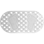 Коврик противоскользящий в ванную Массажный 66см, прозрачный