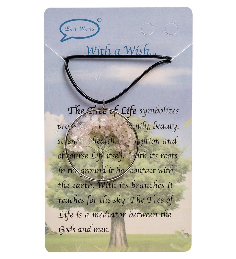 NP-02/5 Кулон с камнями «Розовый кварц»