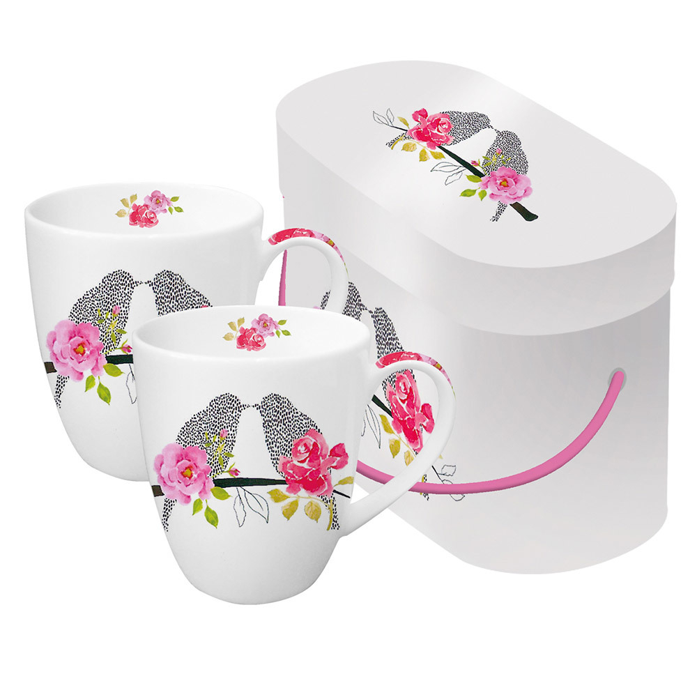 Набор кружек в подарочной коробке Love Birds 350 мл Paperproducts Design