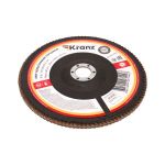 Круг лепестковый торцевой, P60, 180х22,2мм KRANZ