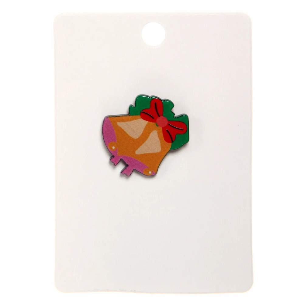 Значок «Новогодняя коллекция - Колокольчики», 2.5*2 см