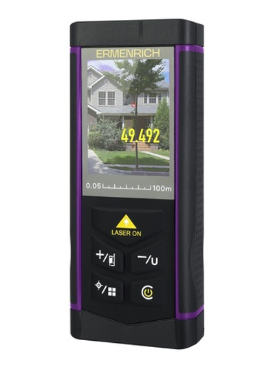 Лазерная рулетка Ermenrich PRO LR100, с камерой
