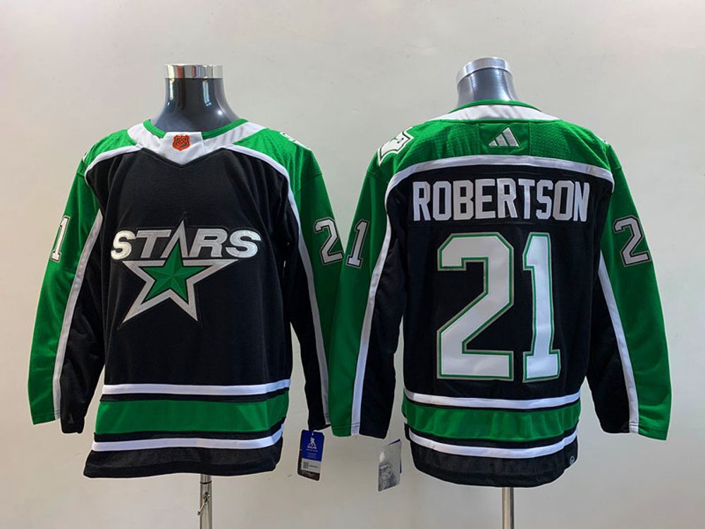 Купить хоккейный свитер НХЛ  Джейсона Робертсона Dallas Stars в Москве - ADIDAS REVERSE RETRO 2022