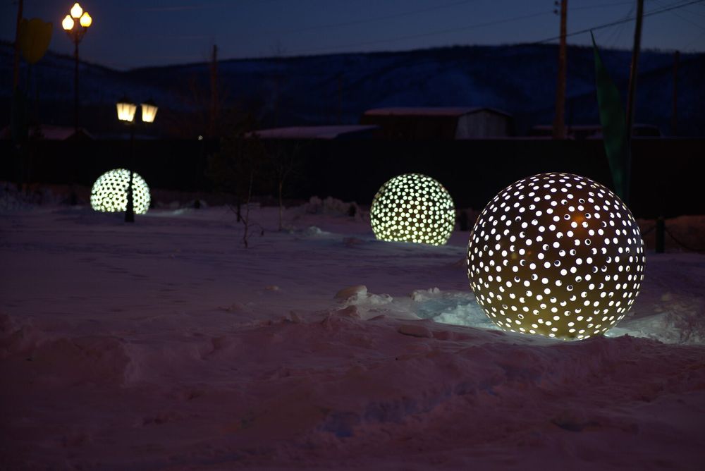 Большой Шар с подсветкой