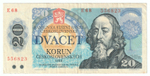 Czechoslovakia, 20 Korun, 1988, VF