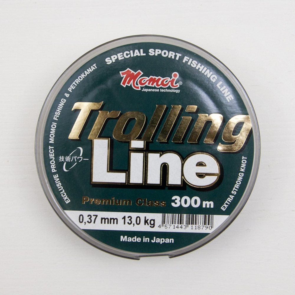 Леска Momoi Trolling Line 0,37 мм. в размотке 300 метров (Япония)