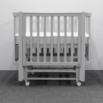 Кроватка ANTEMI Terra Light NEW с маятником, 100х70, арт. НИК 17к серая