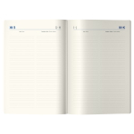 Ежедневник недатированный, А5, 136л., кожзам, Berlingo "Western", красный, с резинкой