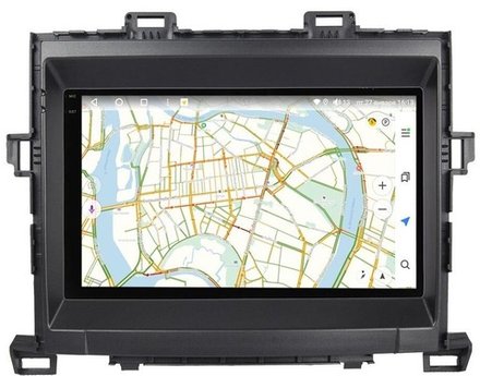 Магнитола для Toyota Alphard H20, Vellfire 2008-2014 (полочка под экраном) - Vaycar VA77-0698-2K на Android 13, 8-ядер, 2K QLED, ТОП процессор, CarPlay,4G SIM-слот