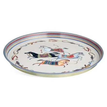 ПОДНОС СЕРВИРОВОЧНЫЙ AGNESS "ЛЕСНАЯ СКАЗКА" 33*2,1 СМ