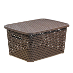 Ящик РОТАНГ с крышкой 4л. 280*185*126мм М2372