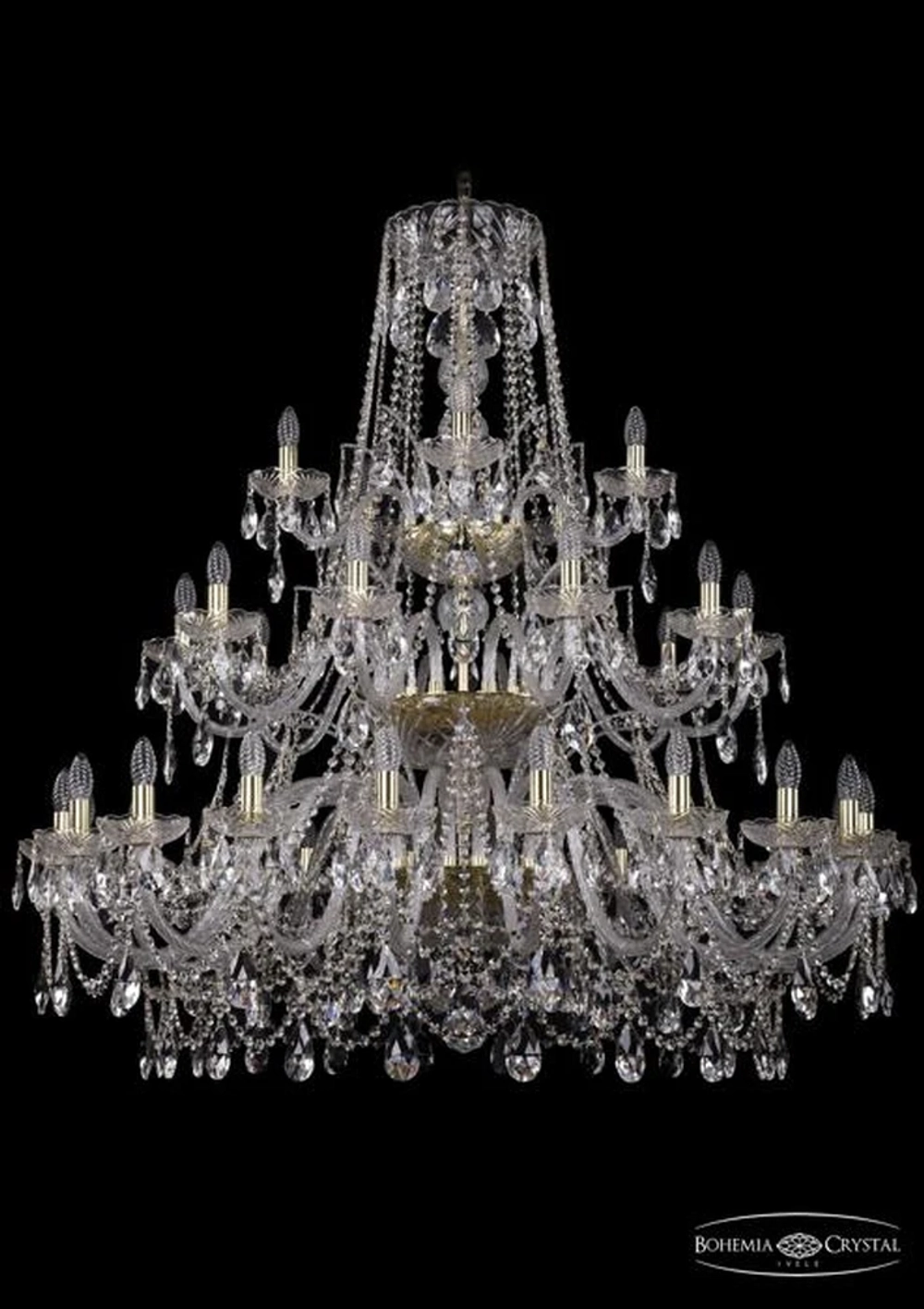 Подвесная люстра Bohemia Ivele 1411/20+10+5/460/3d/G