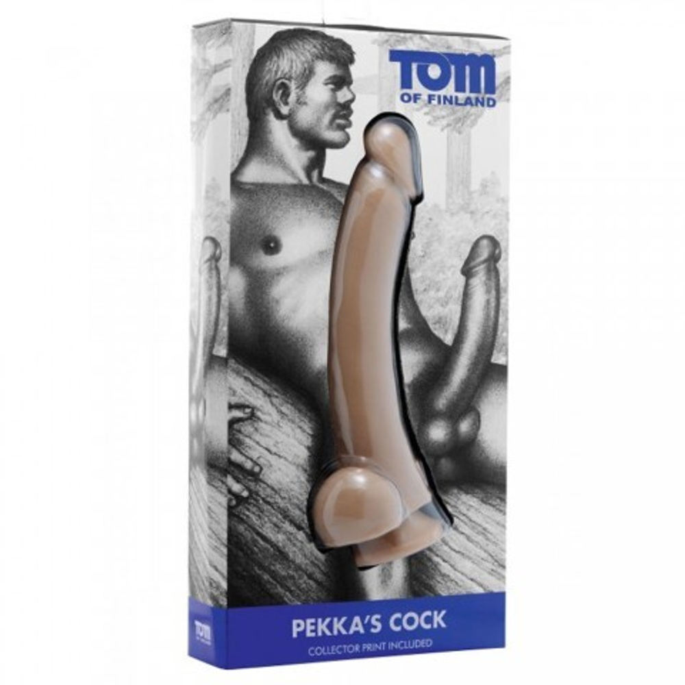 Реалистичный фаллоимитатор Tom of Finland Pekkas (28×5,1 см) телесный