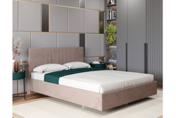 Кровать с латами Соло 160*200, Коричневый, бежевый