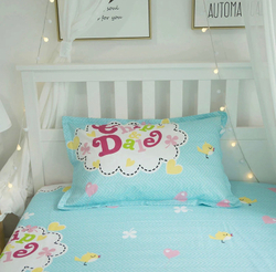 Постельное белье 1.5 Полуторка Сатин Детское Розовый слоник