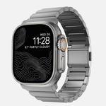 Ремешок Nomad Titanium Band, silver - Apple Watch Ultra (49mm) 8/7 (45mm)/6/SE/5/4 (44mm)/3/2/1 (42mm)